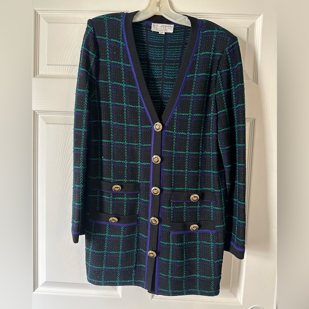 St. John cardigan medium
